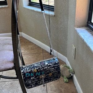 DKNY lightly used crossover bag in black